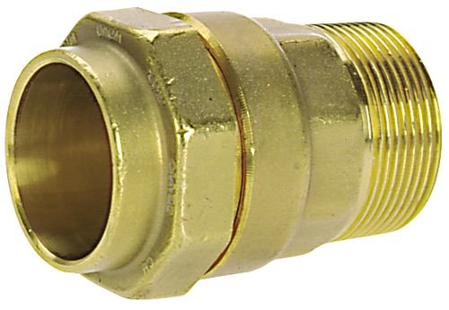 Isiflo PE-Rohr Anschluss-Verschraubung 16 mm x 1/2 AG, Messing Verbinder