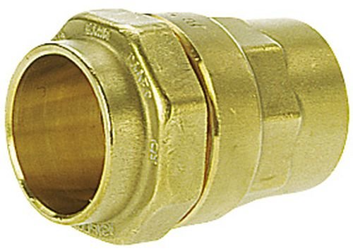 Isiflo PE-Rohr Anschluss-Verschraubung 50 mm x 1 1/2 IG, Messing Verbinder