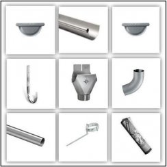 Dachrinnenpakete Aluminium