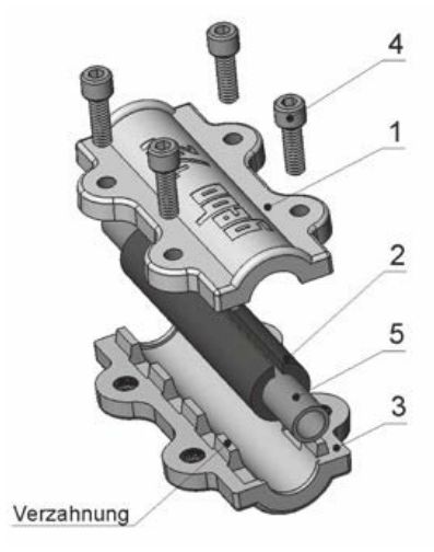 Gebo Temperguss - Dichtschelle Typ DS, 1 33,7mm, zum