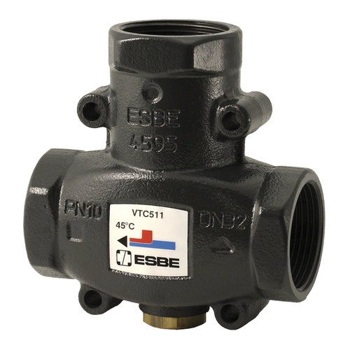 ESBE thermisches Ladeventil Serie VTC 511 ffnungstemp.55 Grad, Kvs 14, 1.1/4 IG