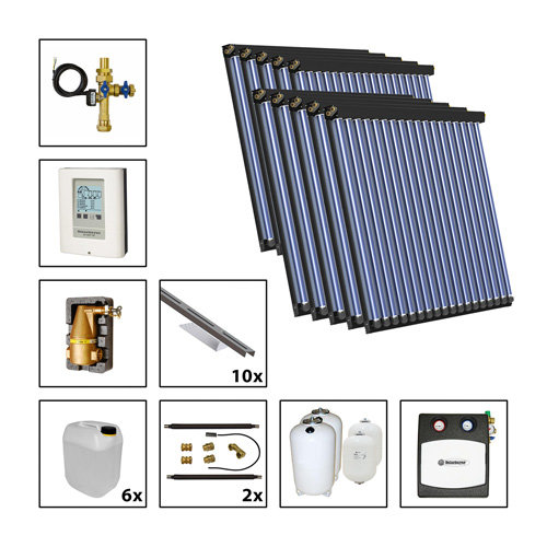 Solarbayer CPC NERO Solarpaket 10 - B, m2: Brutto 32,60/Apertur 28,30 410110101