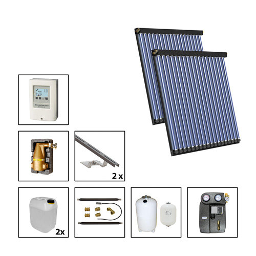 Solarbayer CPC Nero Solarpaket 2 - Ziegel Brutto 6,52 / Apertur 5,66 410102001