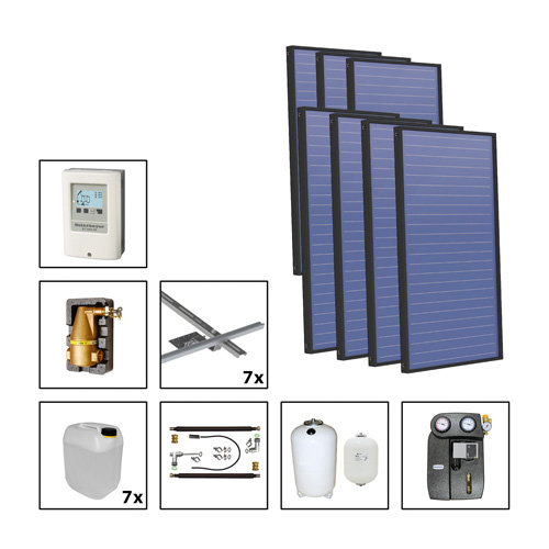 Solarbayer Plus AL Solarpaket 7 Ziegel Flche m2: Brutto 20,02; 410807000
