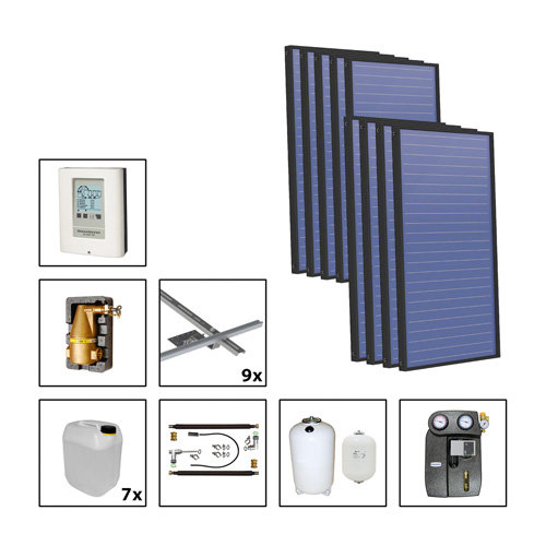 Solarbayer Plus AL Solarpaket 9 Ziegel Flche m2: Brutto 25,74; 410809000