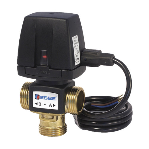 ESBE Zonenventil Serie VZD Typ 162 DN 15, 3/4 AG, festes Kabel, 43080300 Abverkauf