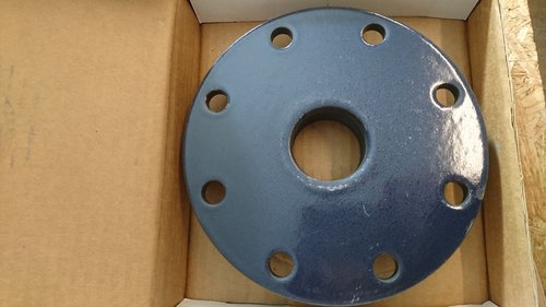 Abverkauf B-Ware Flanschplatte mit Dichtung Emailliert 180 mm Muffe DN 40 (1 1/2), LK 150 mm