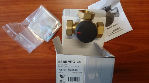 ESBE 3-Wegemischer VRG138, DN20, Kvs4, WM 1, 11603900, Abverkauf